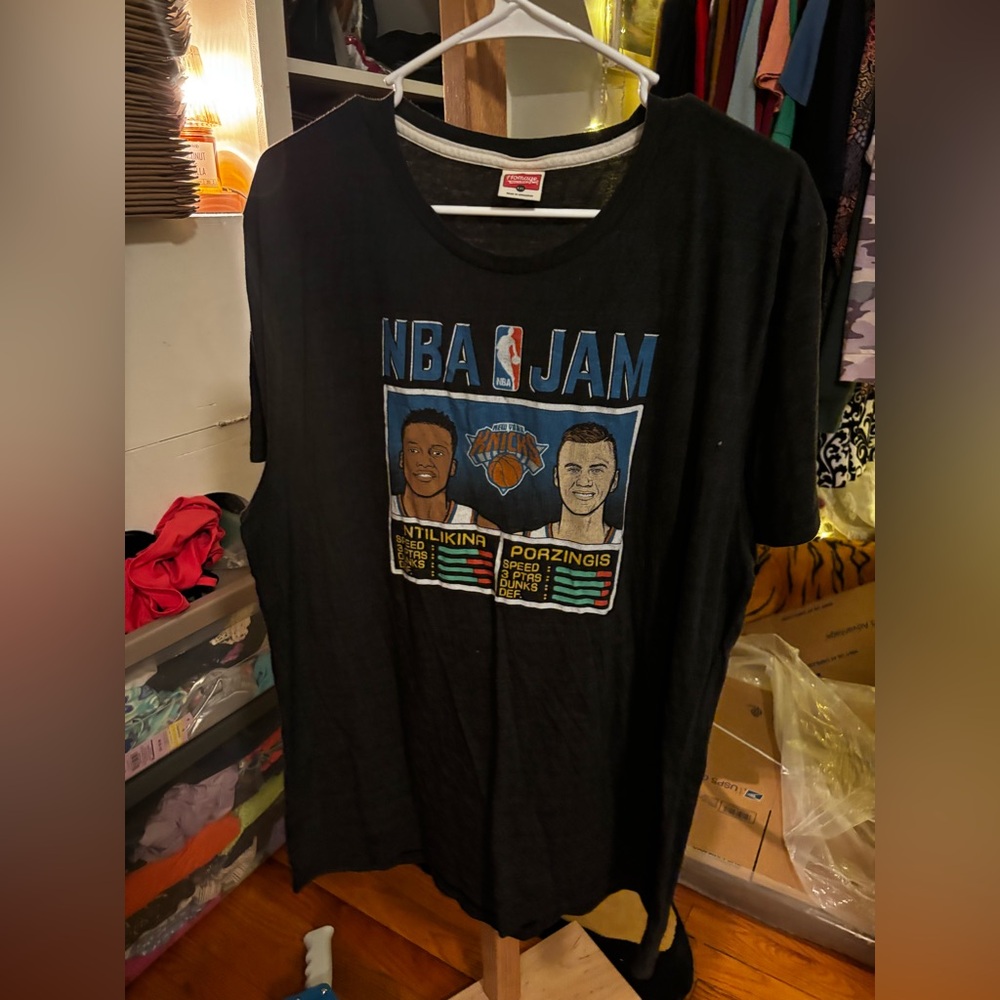 HOMAGE NBA Jam Black Graphic Tee